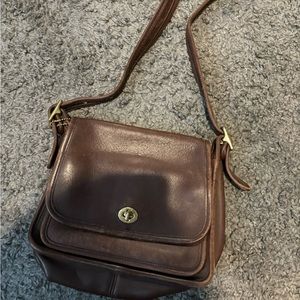 Vintage Coach Leather Bag